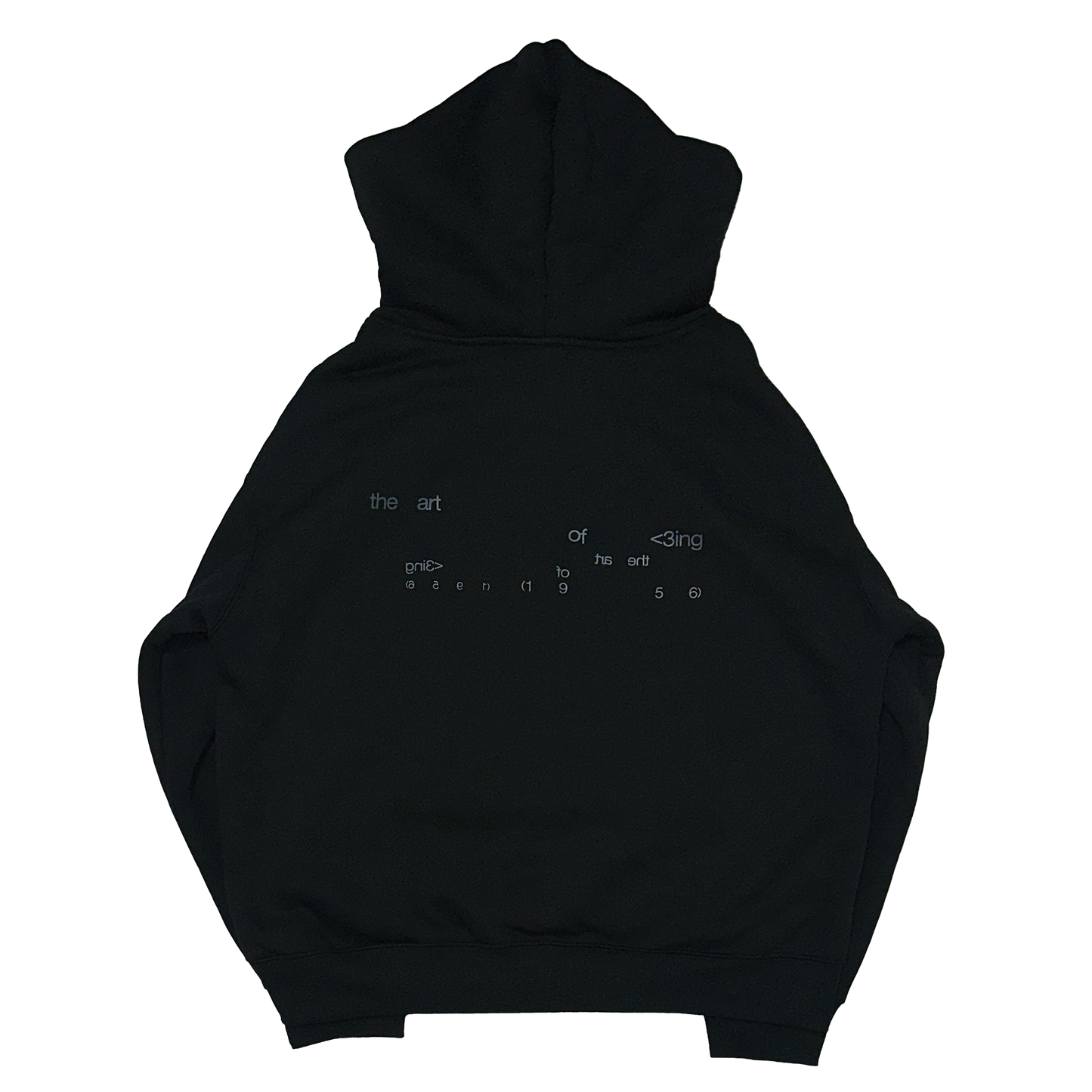 the art of <3ing fleece hoodie